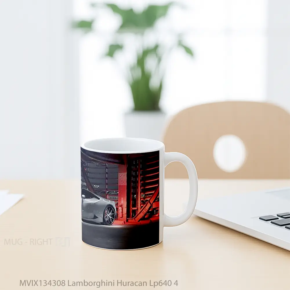 Mug Lamborghini Huracan Lp640 4 Cangkir Mobil - All-side / Desain