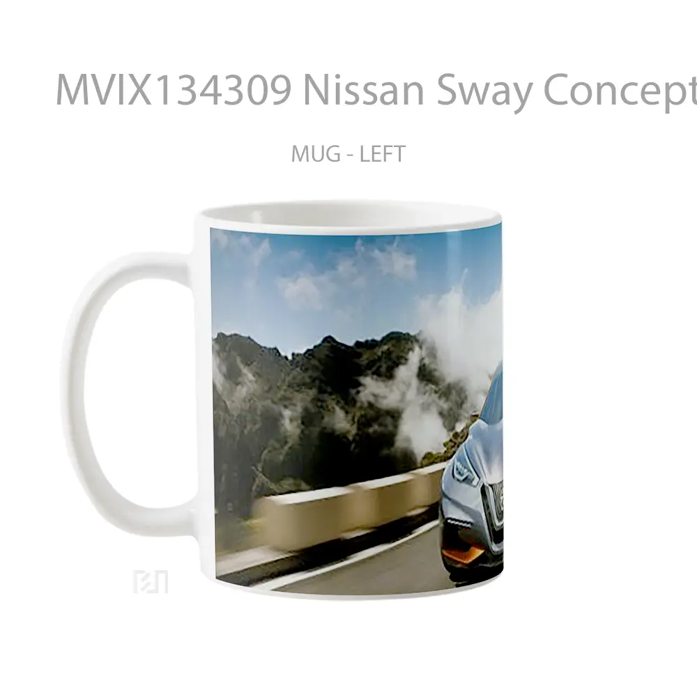 Mug Nissan Sway Concept Cangkir Mobil - All-side / Desain