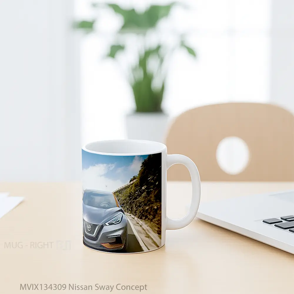 Mug Nissan Sway Concept Cangkir Mobil - All-side / Desain