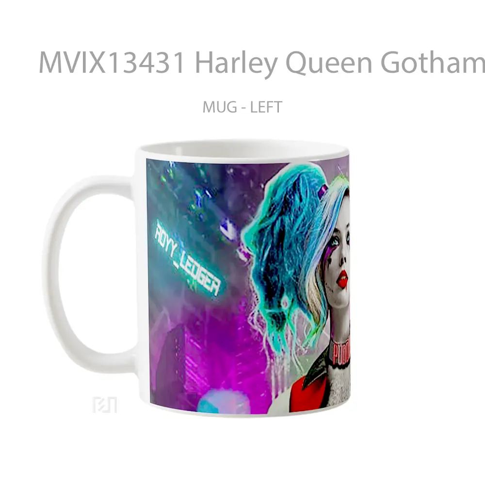 Mug Harley Queen Gotham City Sirens Gelas Keramik Unik - All-side / Desain