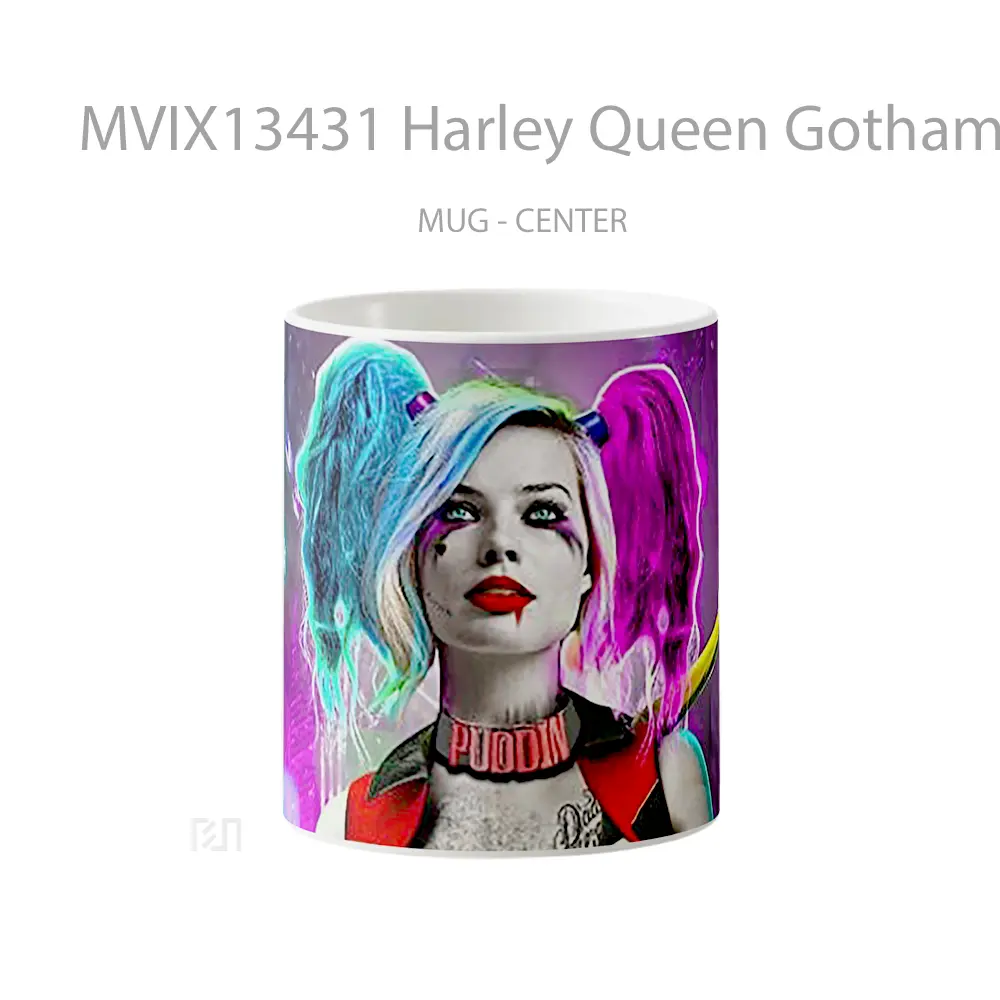 Mug Harley Queen Gotham City Sirens Gelas Keramik Unik