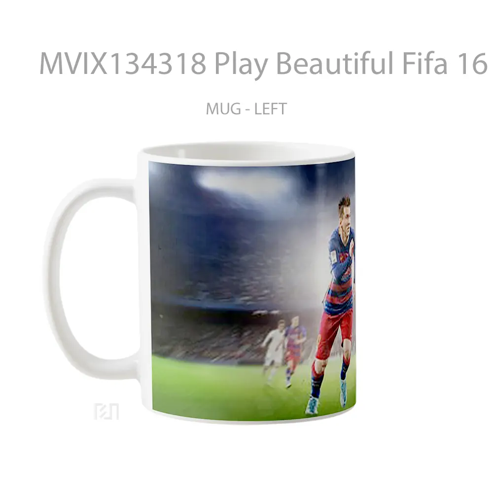 Mug Play Beautiful Fifa 16 Gelas Keramik Unik - All-side / Desain