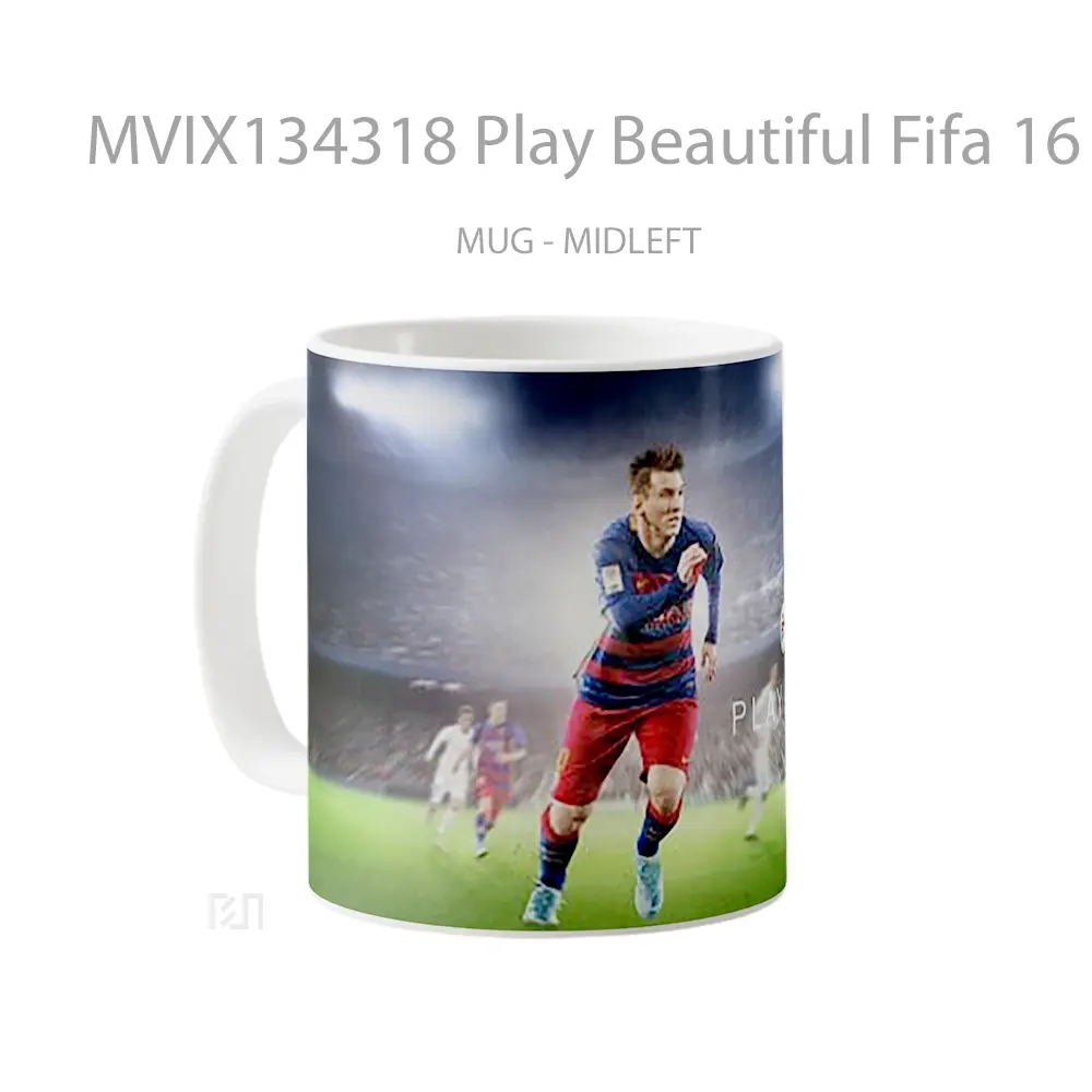 Mug Play Beautiful Fifa 16 Gelas Keramik Unik - All-side / Desain
