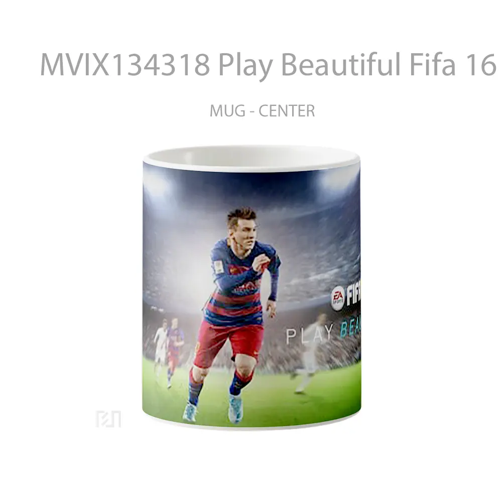 Mug Play Beautiful Fifa 16 Gelas Keramik Unik