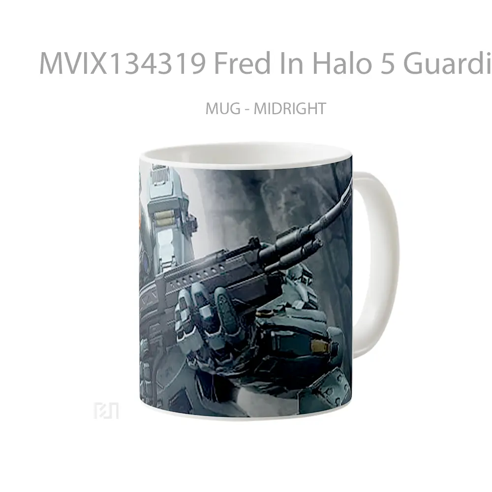 Mug Fred In Halo 5 Guardians Cangkir Gamer - All-side / Desain