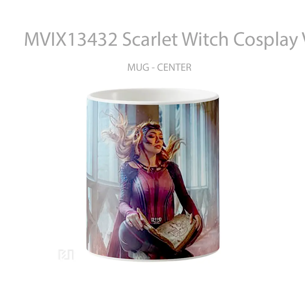 Mug Scarlet Witch Cosplay V1 Gelas Superhero