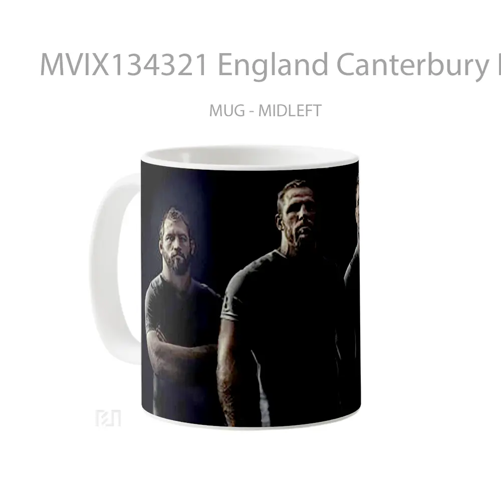 Mug England Canterbury Rugby World Cup Gelas Keramik Unik - All-side / Desain