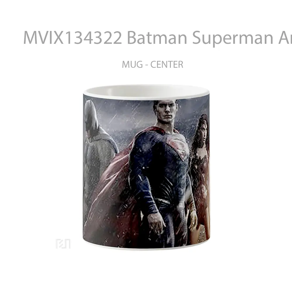 Mug Batman Superman And The Woman Wonder Gelas Superhero