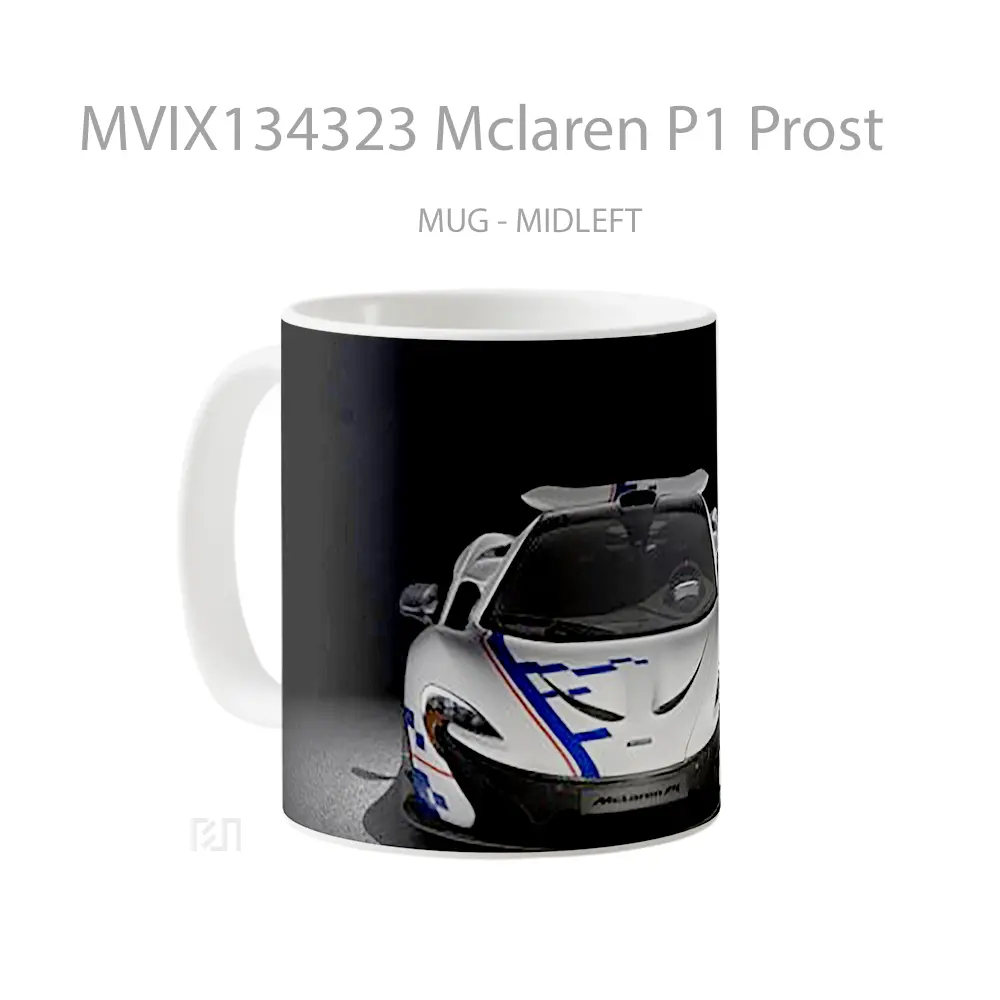 Mug Mclaren P1 Prost Gelas Keramik Unik - All-side / Desain