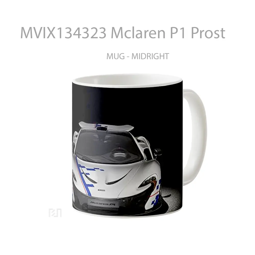 Mug Mclaren P1 Prost Gelas Keramik Unik - All-side / Desain