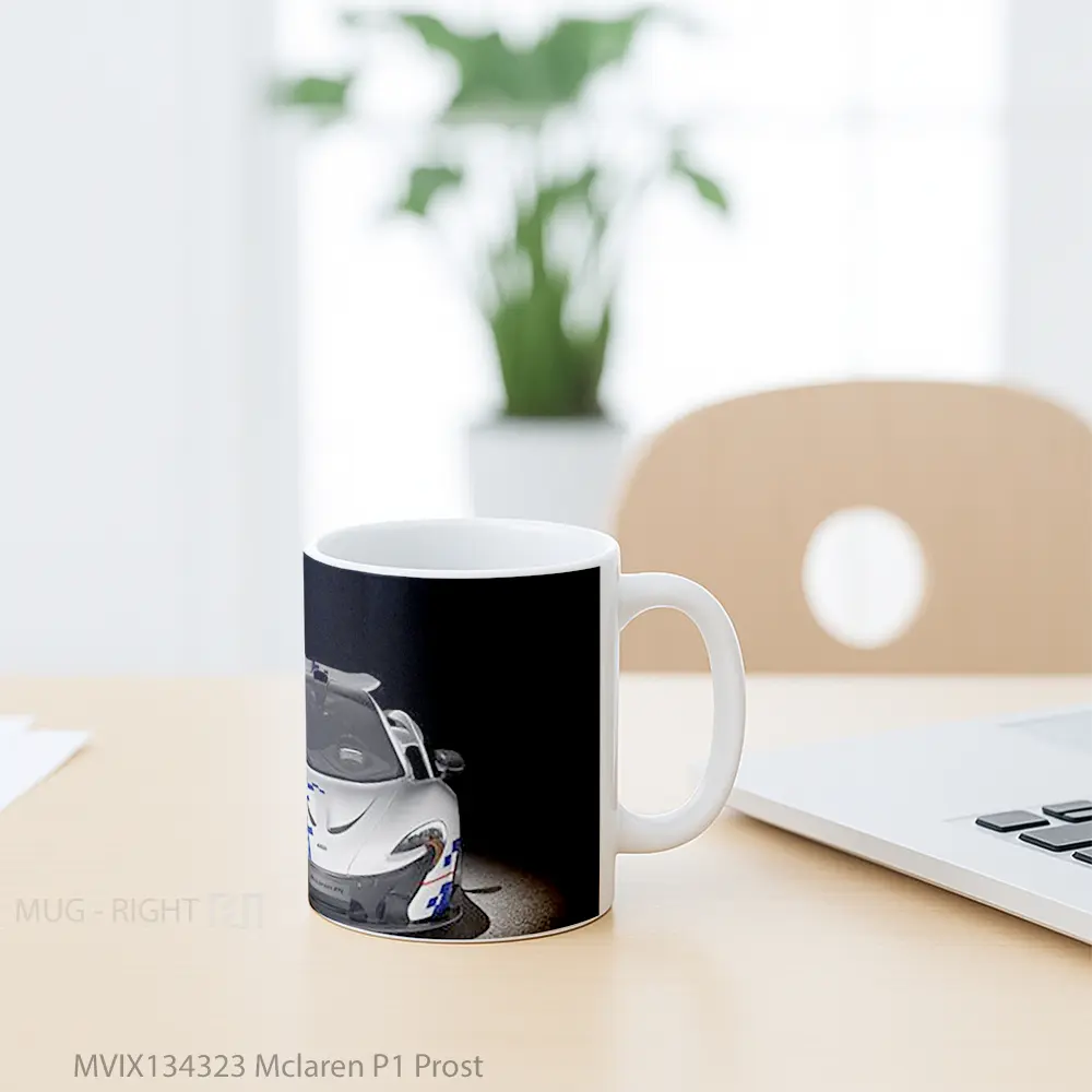 Mug Mclaren P1 Prost Gelas Keramik Unik - All-side / Desain