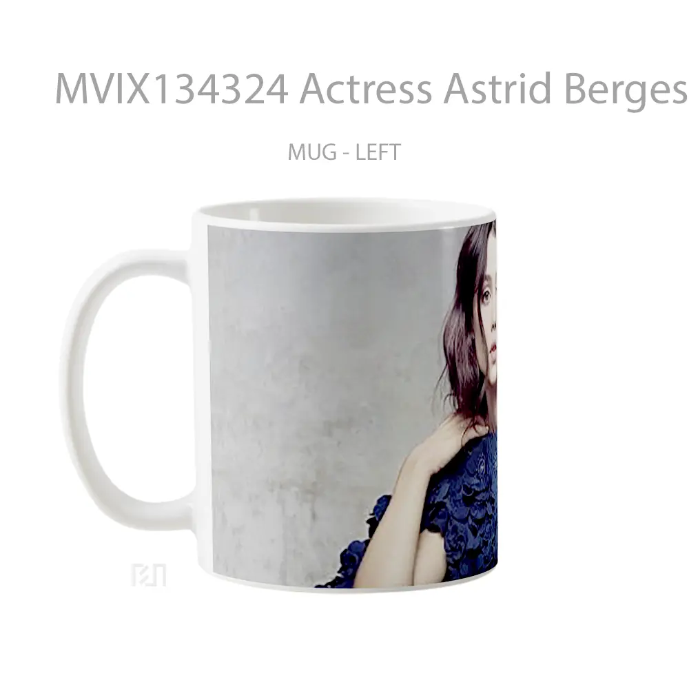 Mug Actress Astrid Berges Frisbey Gelas Keramik Unik - All-side / Desain