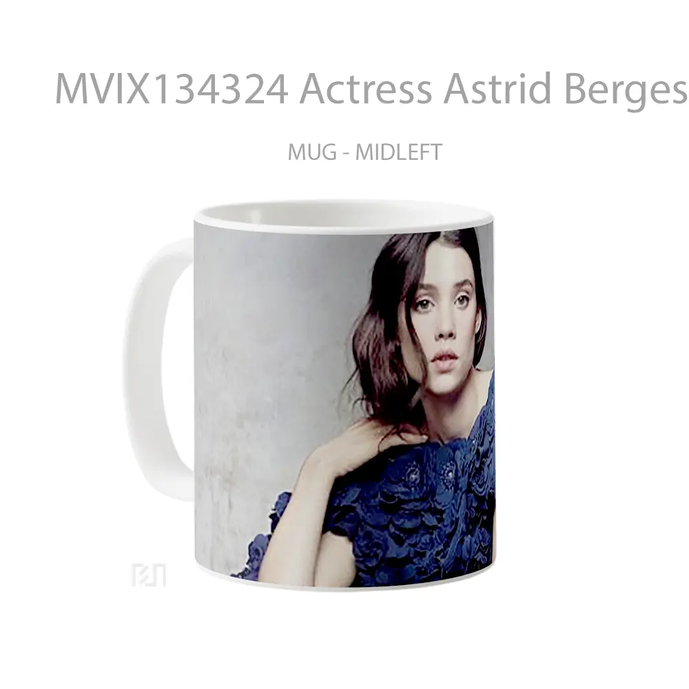 Mug Actress Astrid Berges Frisbey Gelas Keramik Unik - All-side / Desain