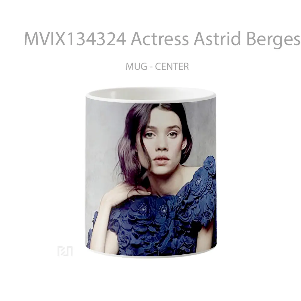 Mug Actress Astrid Berges Frisbey Gelas Keramik Unik