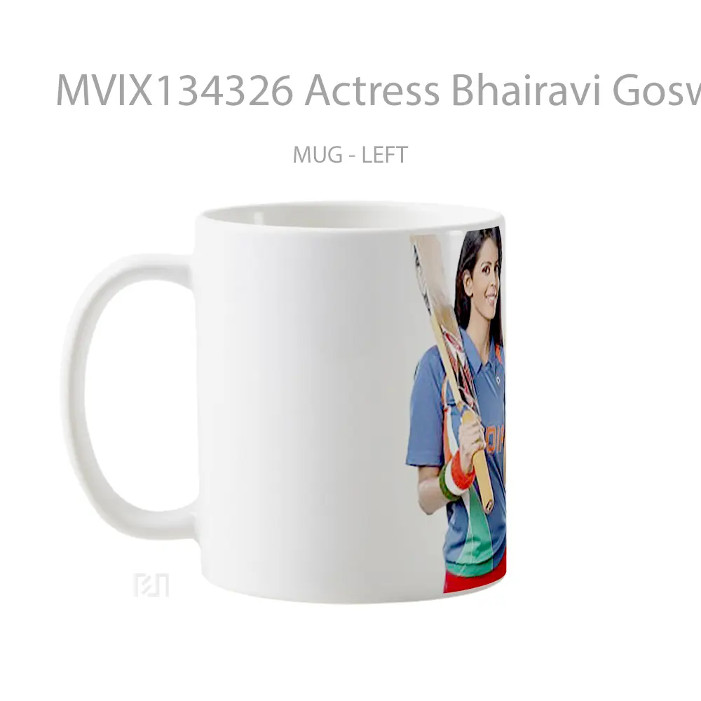 Mug Actress Bhairavi Goswami Gelas Keramik Unik - All-side / Desain