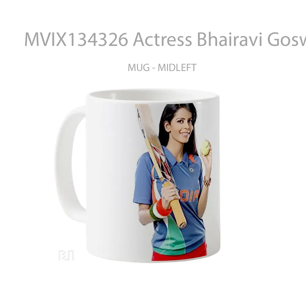 Mug Actress Bhairavi Goswami Gelas Keramik Unik - All-side / Desain