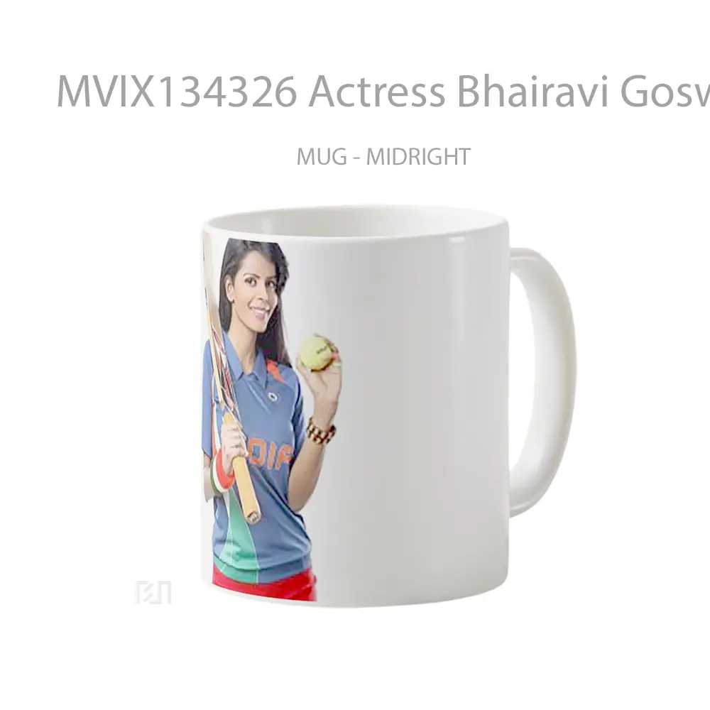 Mug Actress Bhairavi Goswami Gelas Keramik Unik - All-side / Desain