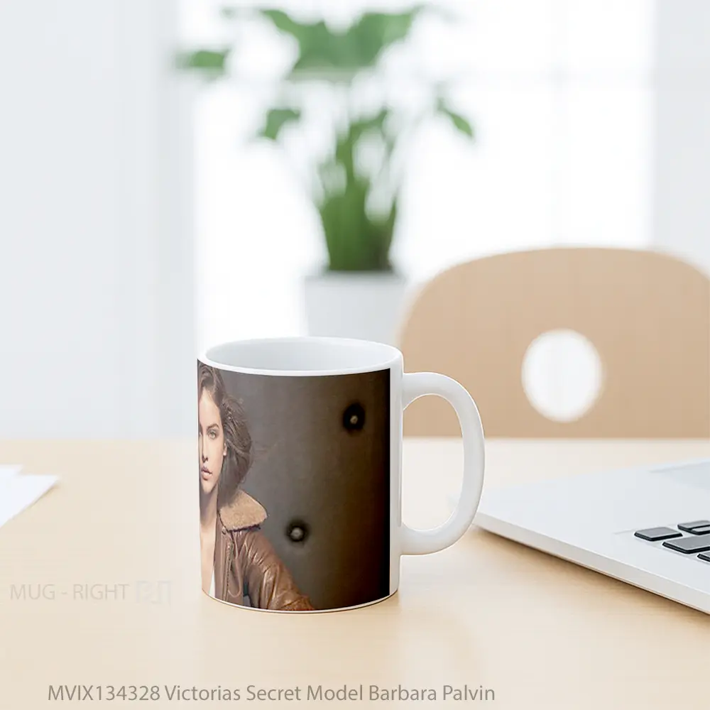 Mug Victorias Secret Model Barbara Palvin Gelas Keramik Unik - All-side / Desain