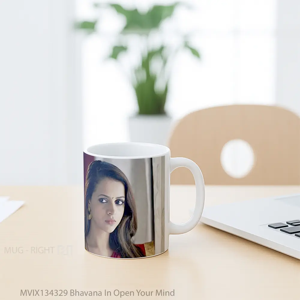 Mug Bhavana In Open Your Mind Gelas Keramik Unik - All-side / Desain