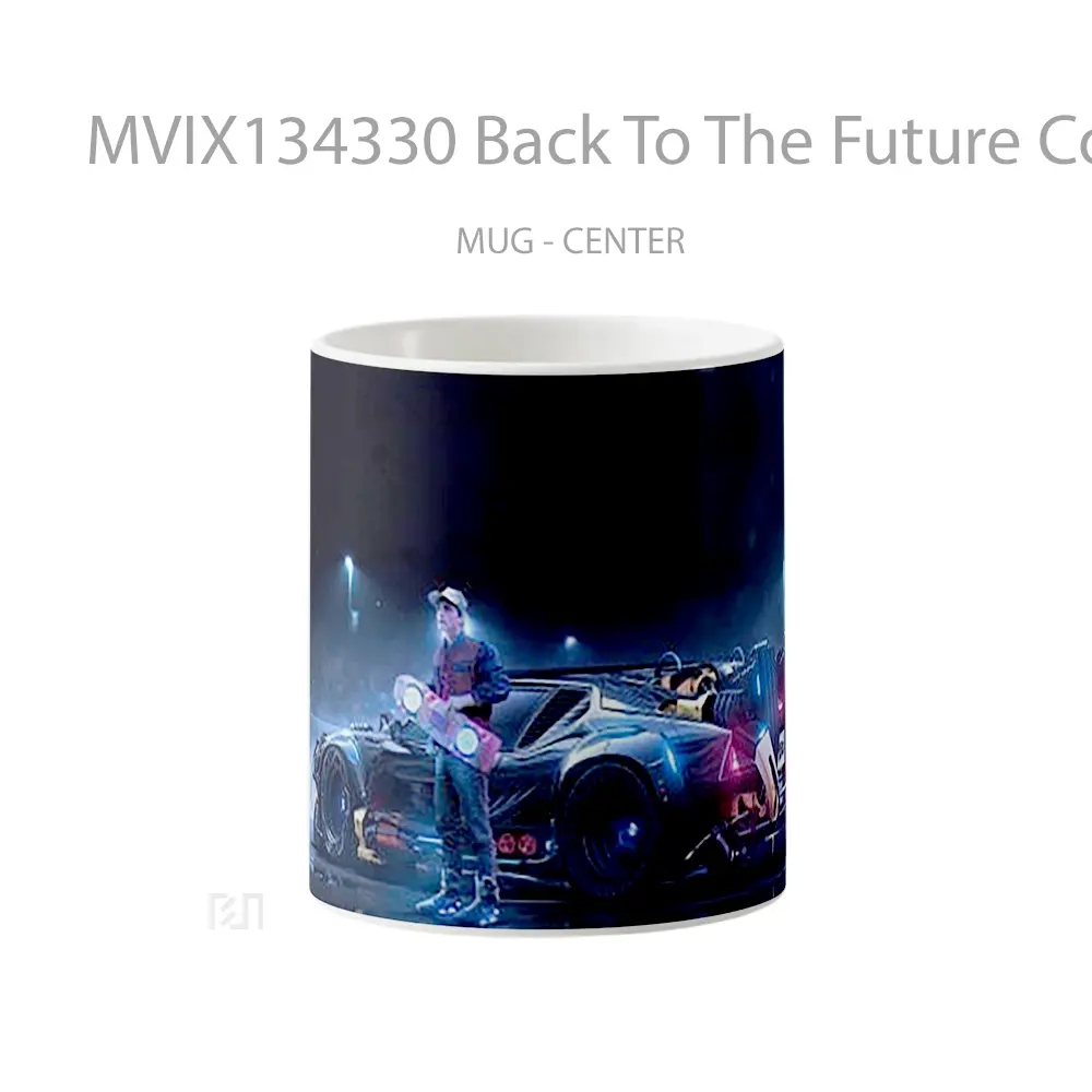 Mug Back To The Future Concept Gelas Keramik Unik