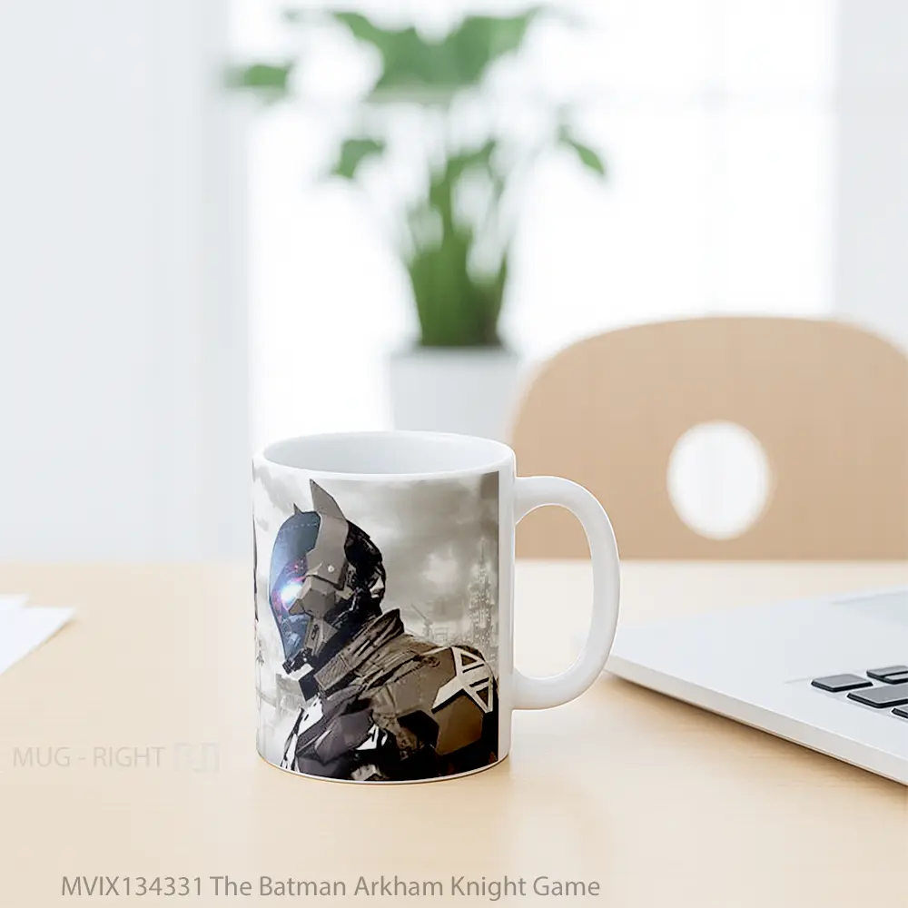 Mug The Batman Arkham Knight Game Gelas Superhero - All-side / Desain