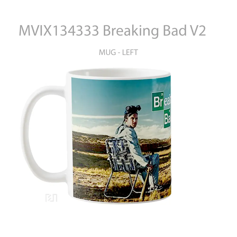 Mug Breaking Bad V2 Gelas Keramik Unik - All-side / Desain