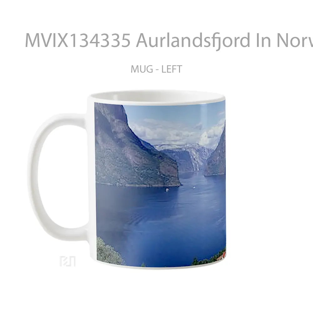 Mug Aurlandsfjord In Norway Gelas Keramik Unik - All-side / Desain