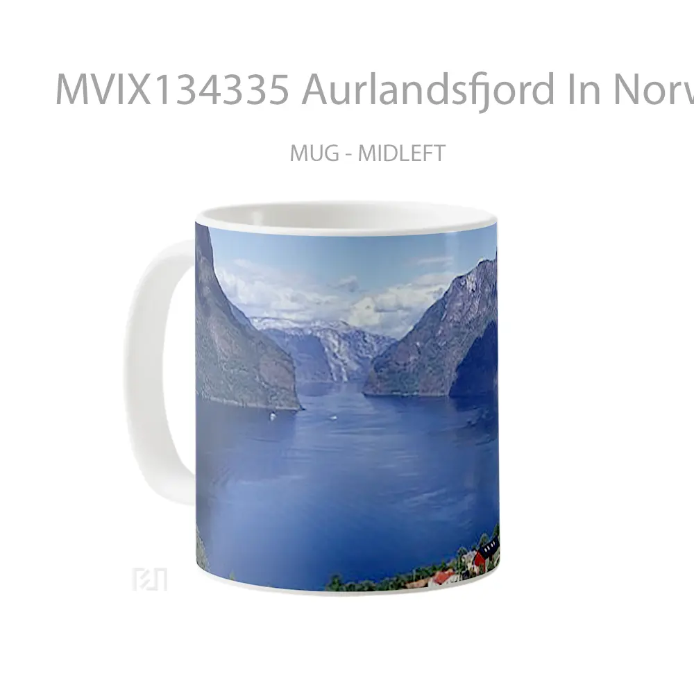 Mug Aurlandsfjord In Norway Gelas Keramik Unik - All-side / Desain