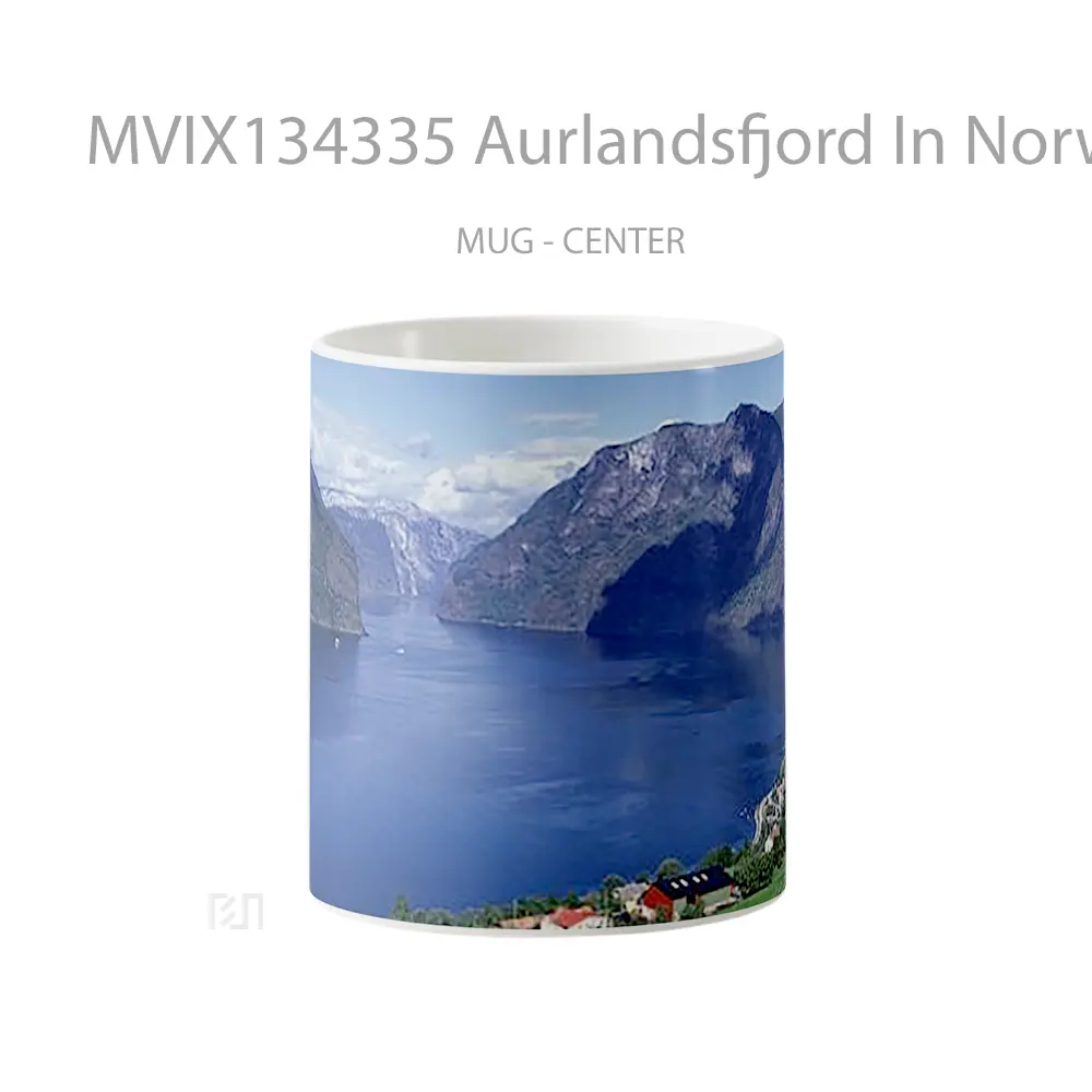Mug Aurlandsfjord In Norway Gelas Keramik Unik