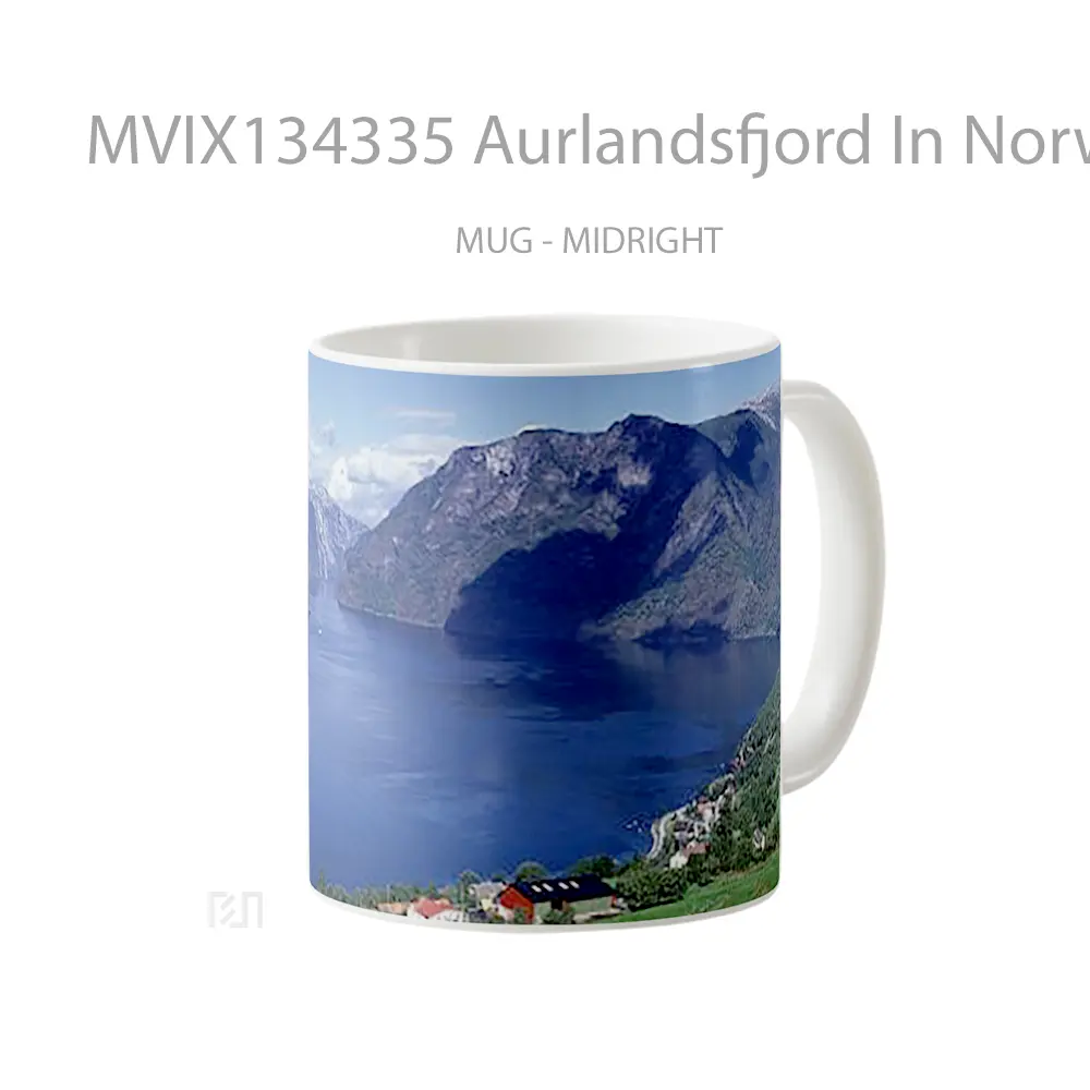Mug Aurlandsfjord In Norway Gelas Keramik Unik - All-side / Desain