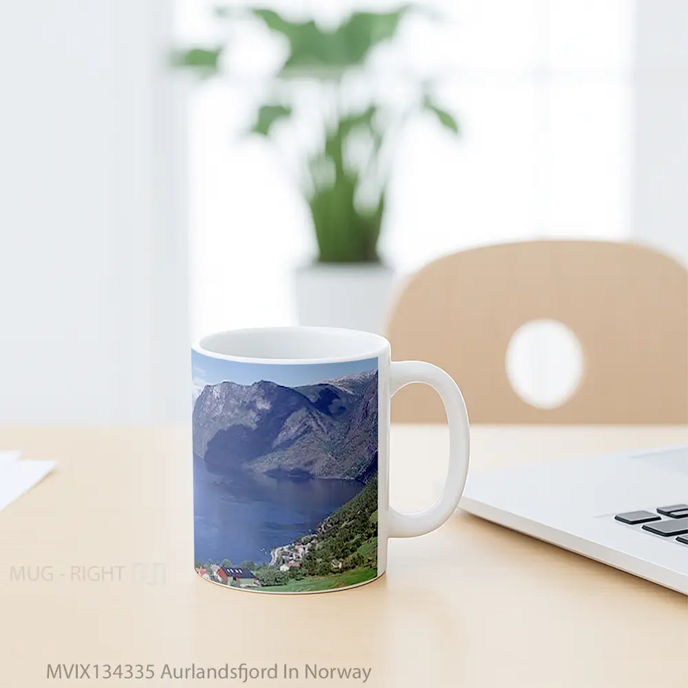Mug Aurlandsfjord In Norway Gelas Keramik Unik - All-side / Desain