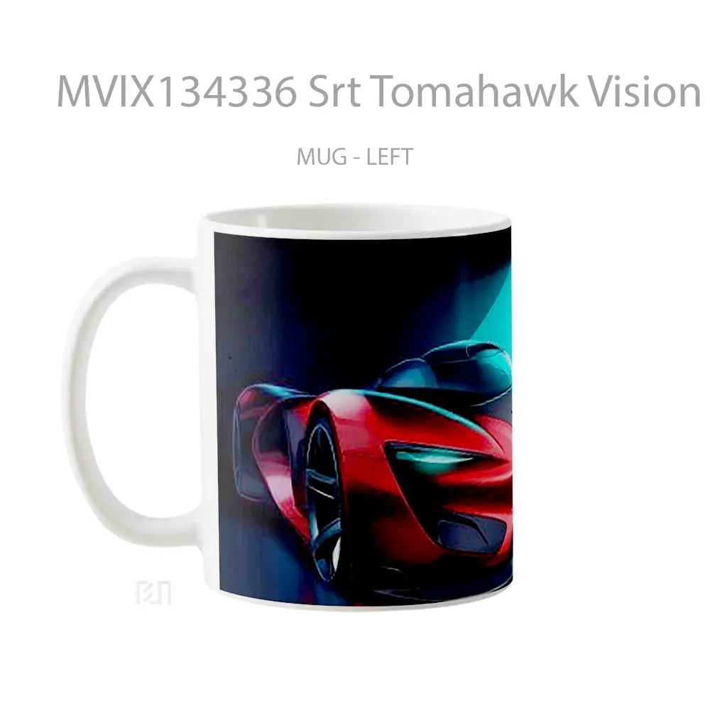 Mug Srt Tomahawk Vision In Gran Turismo Gelas Superhero - All-side / Desain