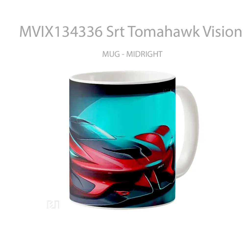 Mug Srt Tomahawk Vision In Gran Turismo Gelas Superhero - All-side / Desain