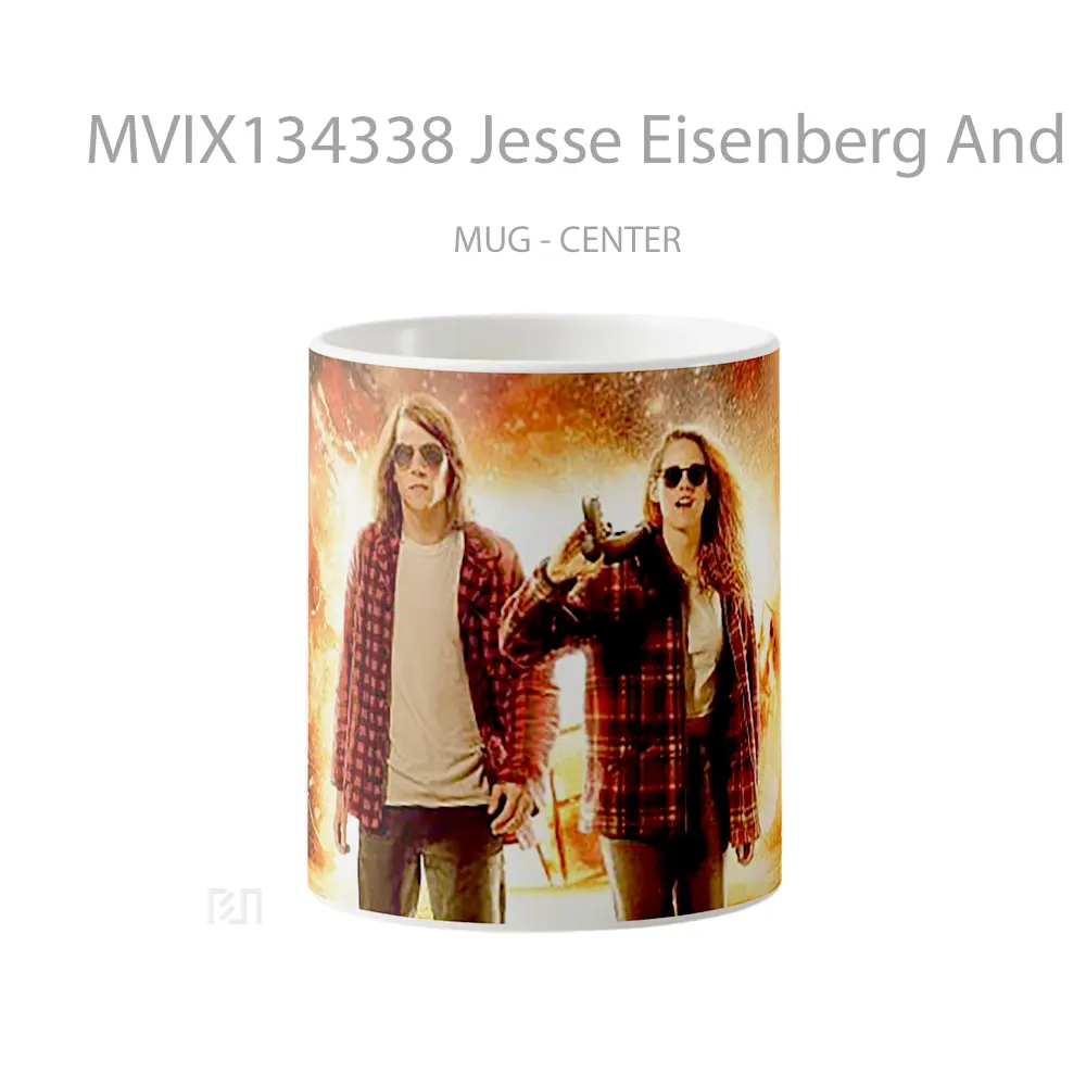 Mug Jesse Eisenberg And Kristen Stewart Gelas Selebriti