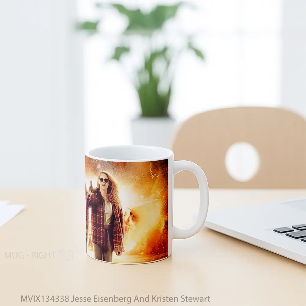 Mug Jesse Eisenberg And Kristen Stewart Gelas Selebriti - All-side / Desain