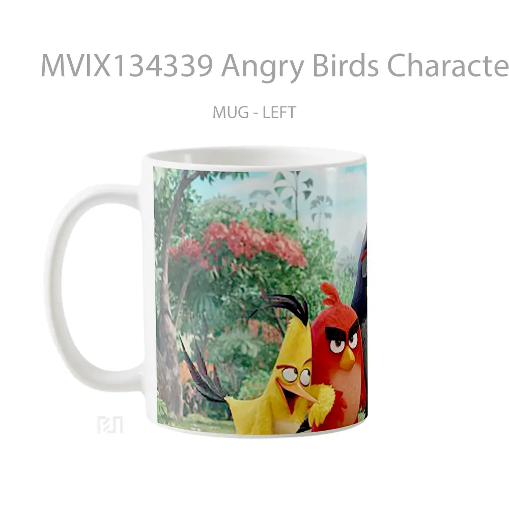 Mug Angry Birds Characters Gelas Hewan Lucu - All-side / Desain