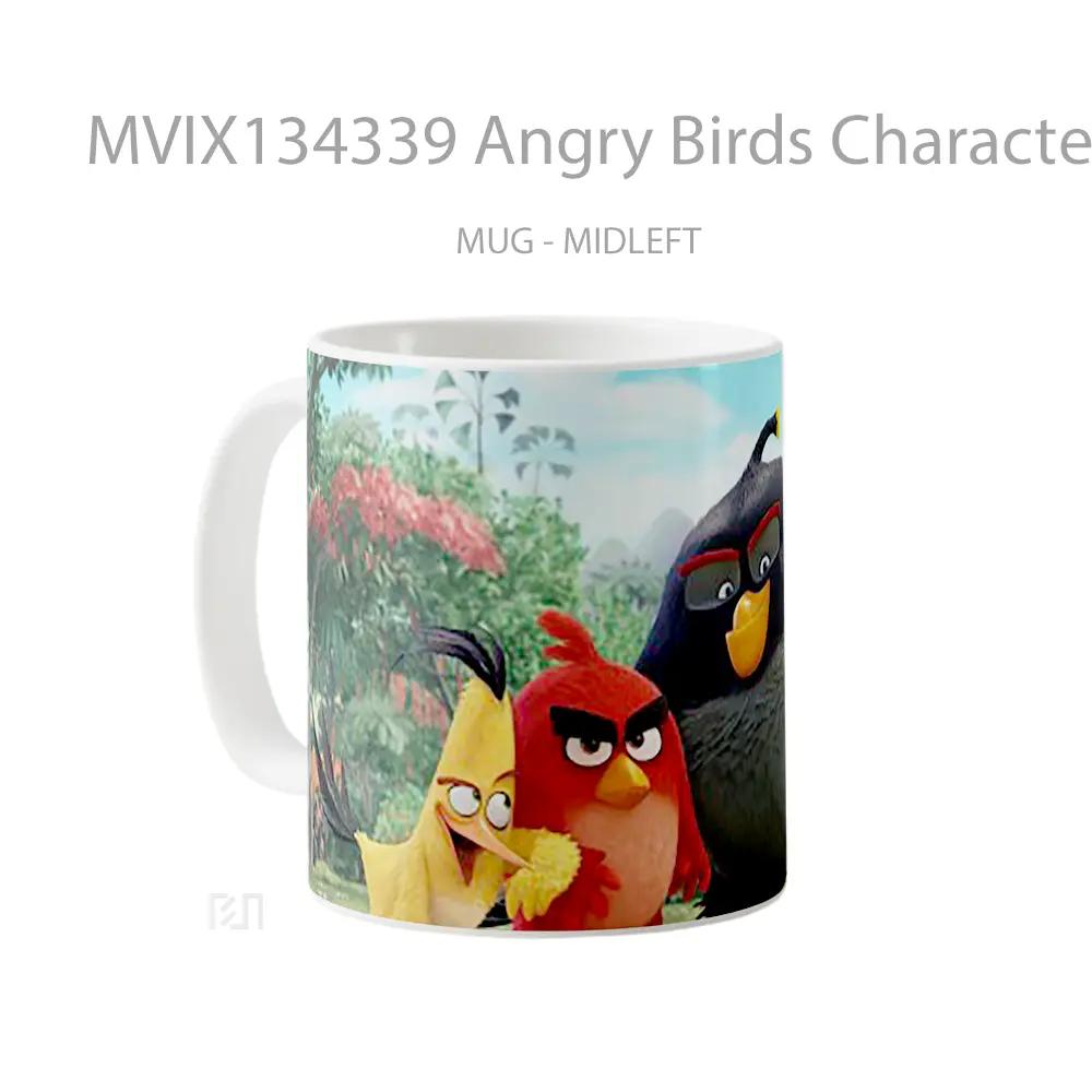 Mug Angry Birds Characters Gelas Hewan Lucu - All-side / Desain