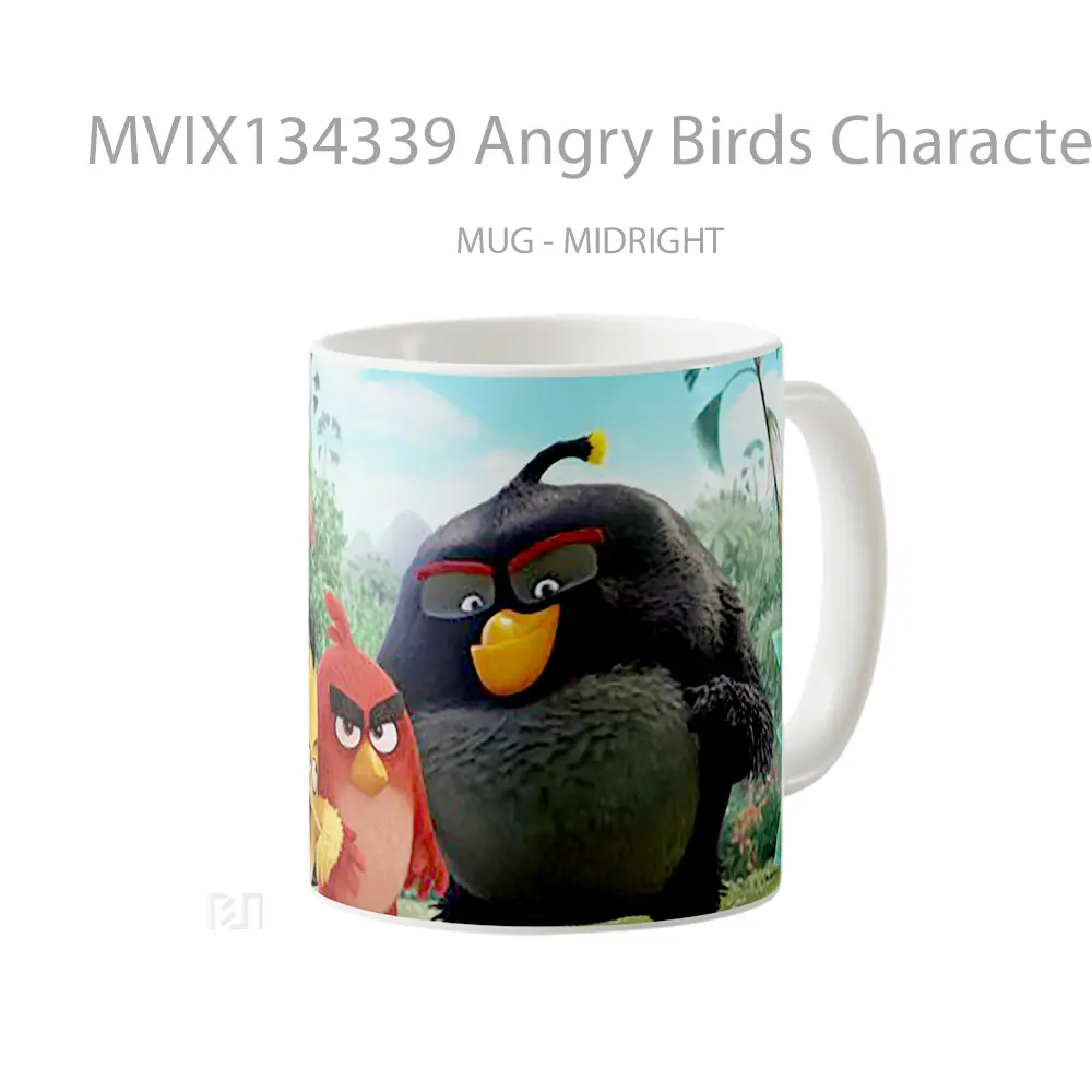 Mug Angry Birds Characters Gelas Hewan Lucu - All-side / Desain