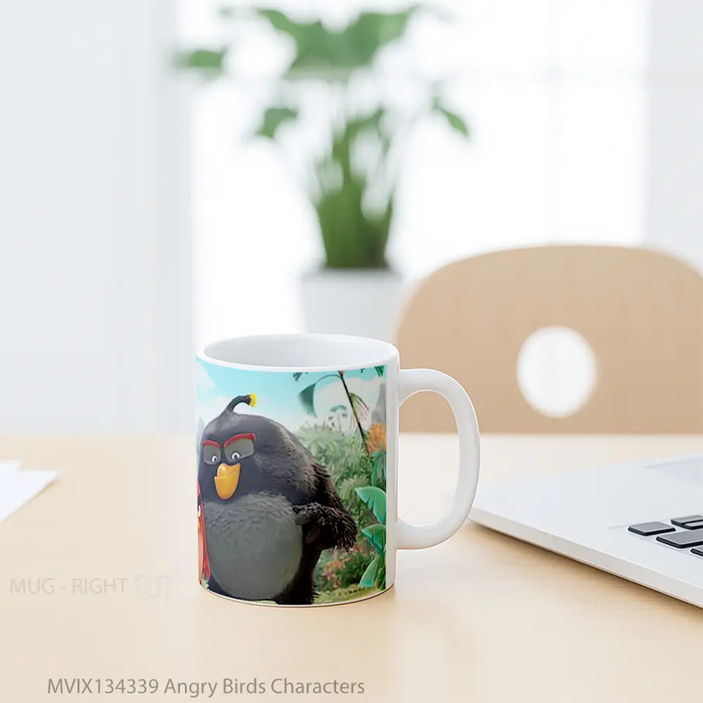 Mug Angry Birds Characters Gelas Hewan Lucu - All-side / Desain