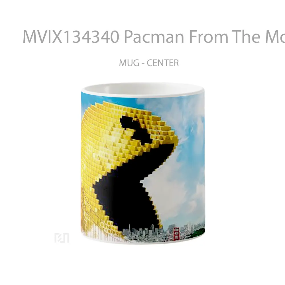 Mug Pacman From The Movie Pixels Gelas Keramik Unik