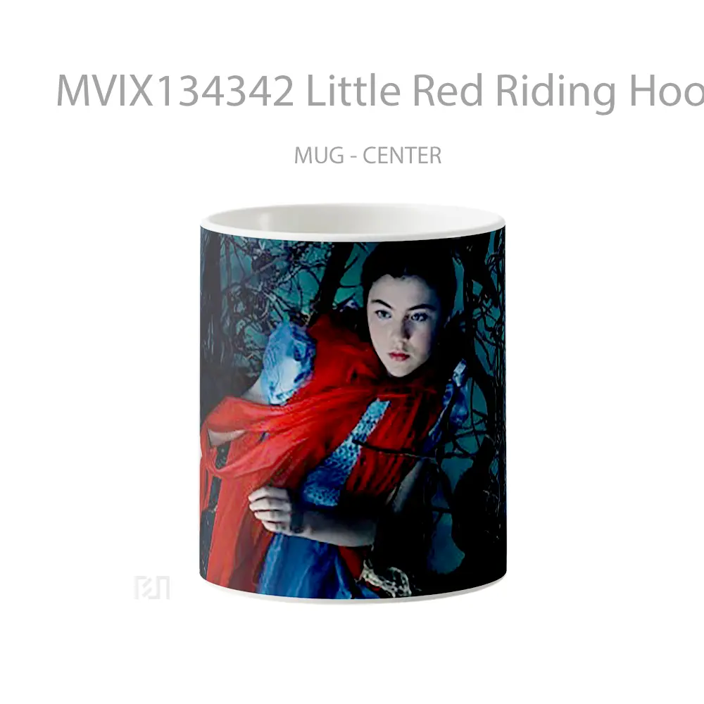 Mug Little Red Riding Hood In Into The Woods Gelas Keramik Unik