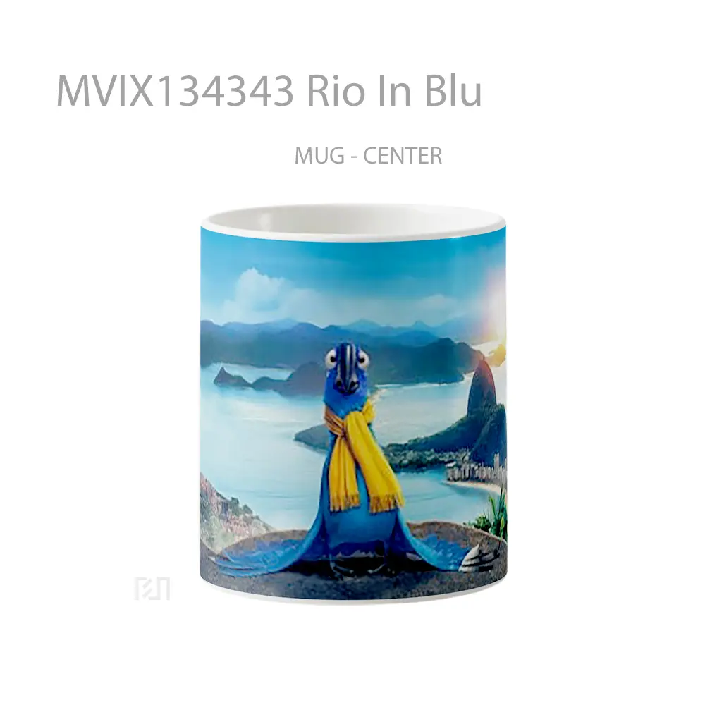 Mug Rio In Blu Gelas Keramik Unik