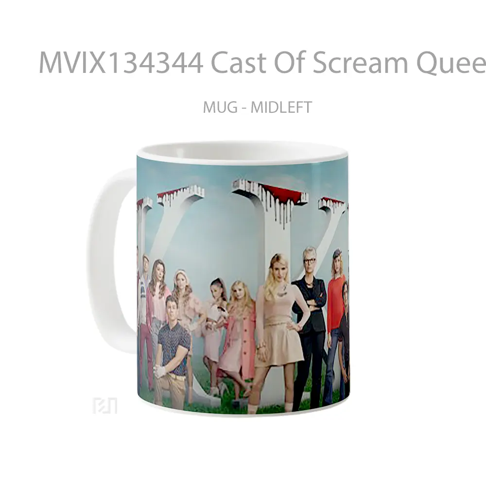 Mug Cast Of Scream Queens Gelas Keramik Unik - All-side / Desain