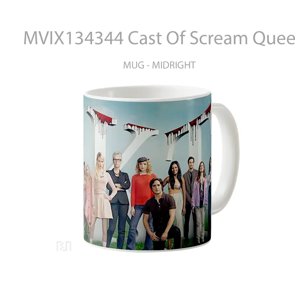 Mug Cast Of Scream Queens Gelas Keramik Unik - All-side / Desain