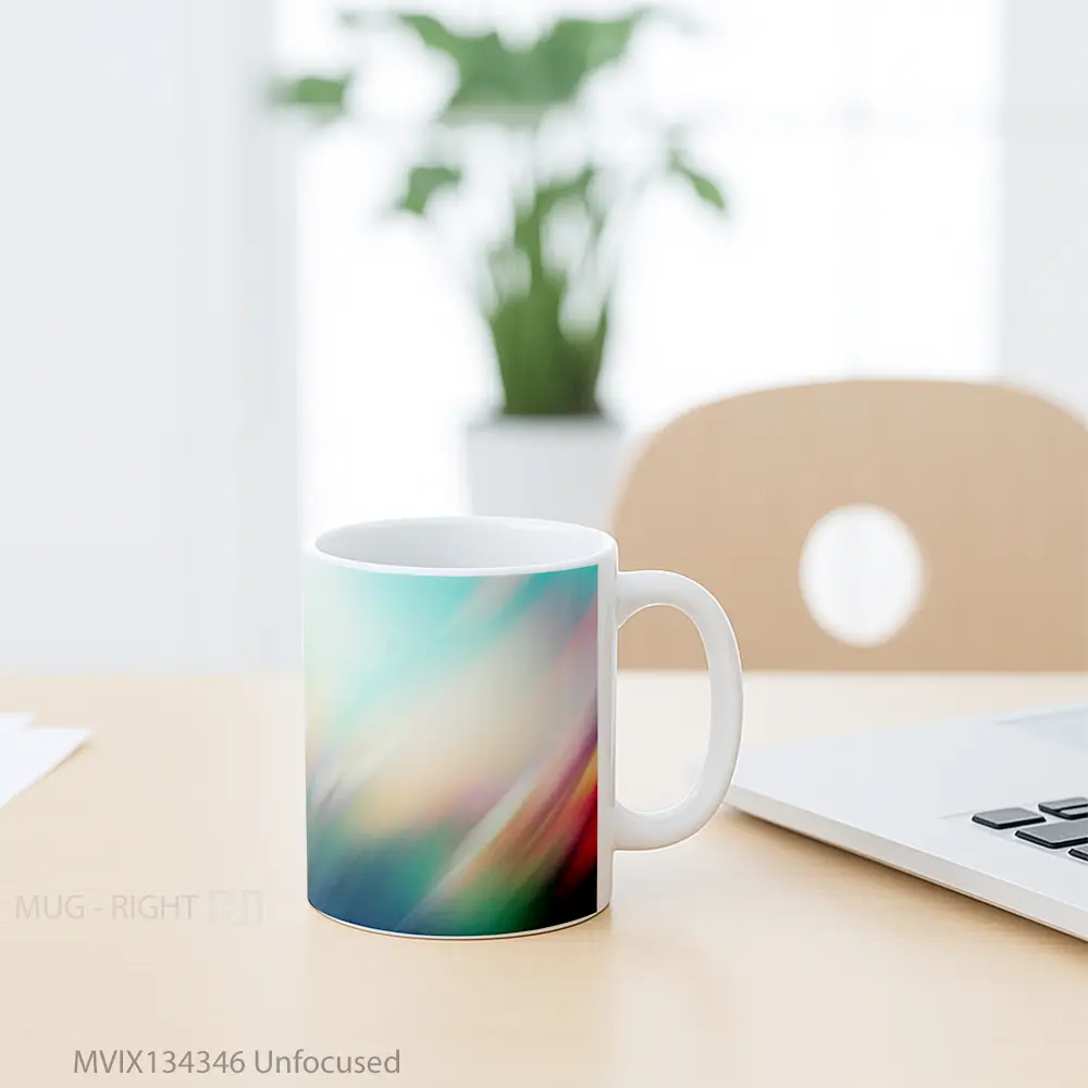 Mug Unfocused Gelas Keramik Unik - All-side / Desain