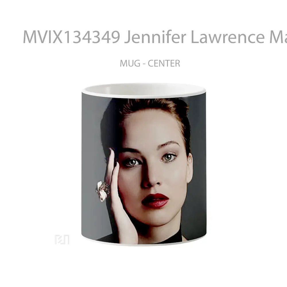Mug Jennifer Lawrence Made Up Gelas Keramik Unik