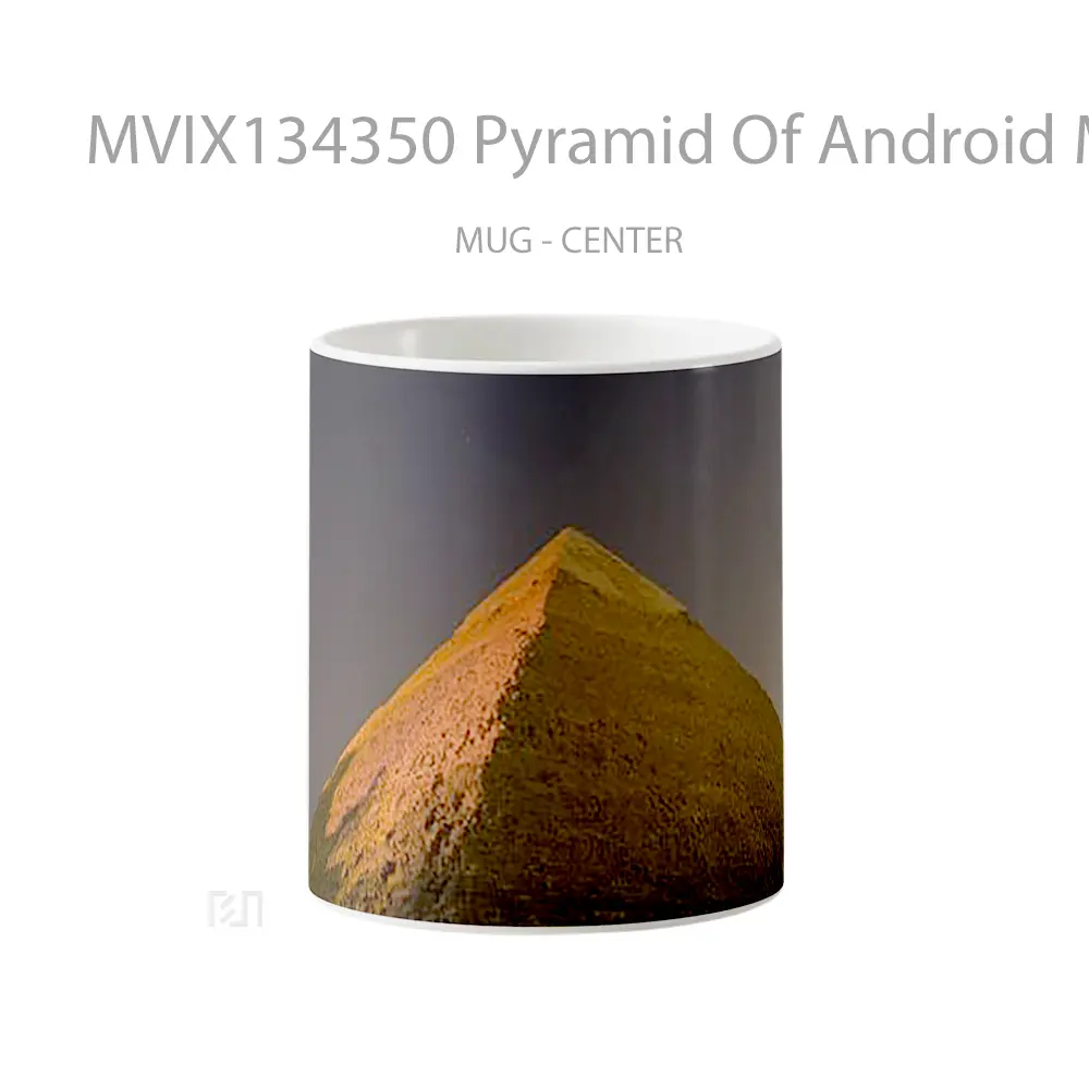 Mug Pyramid Of Android Marshmallow Gelas Keramik Unik