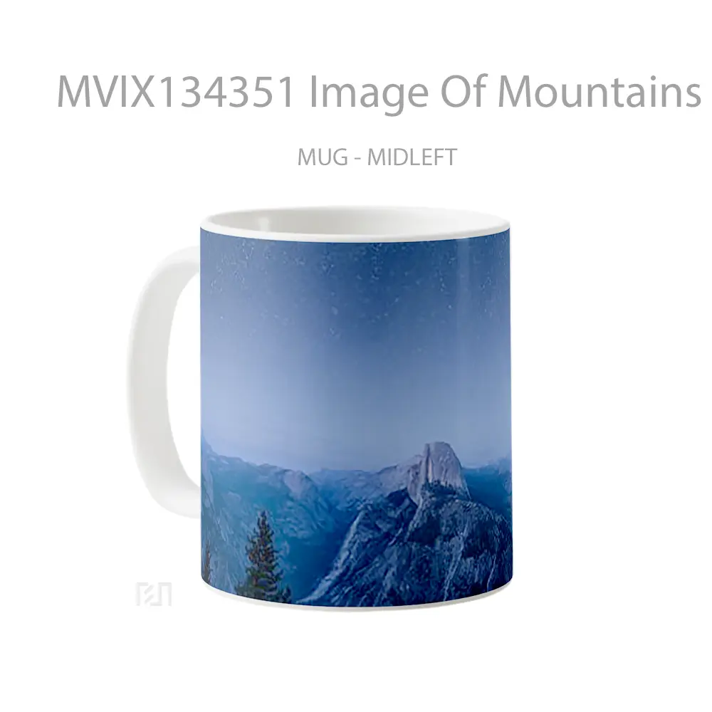 Mug Image Of Mountains In Apple Os Gelas Pemandangan Alam - All-side / Desain