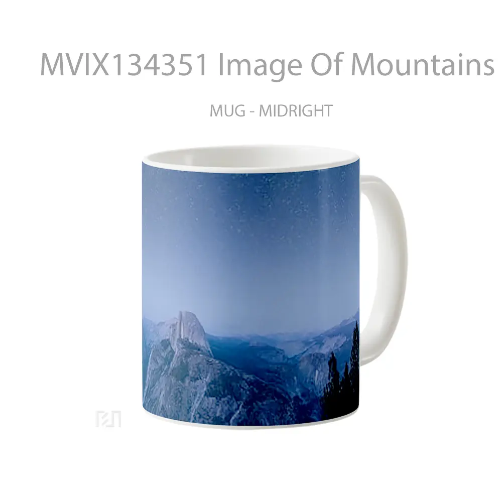Mug Image Of Mountains In Apple Os Gelas Pemandangan Alam - All-side / Desain