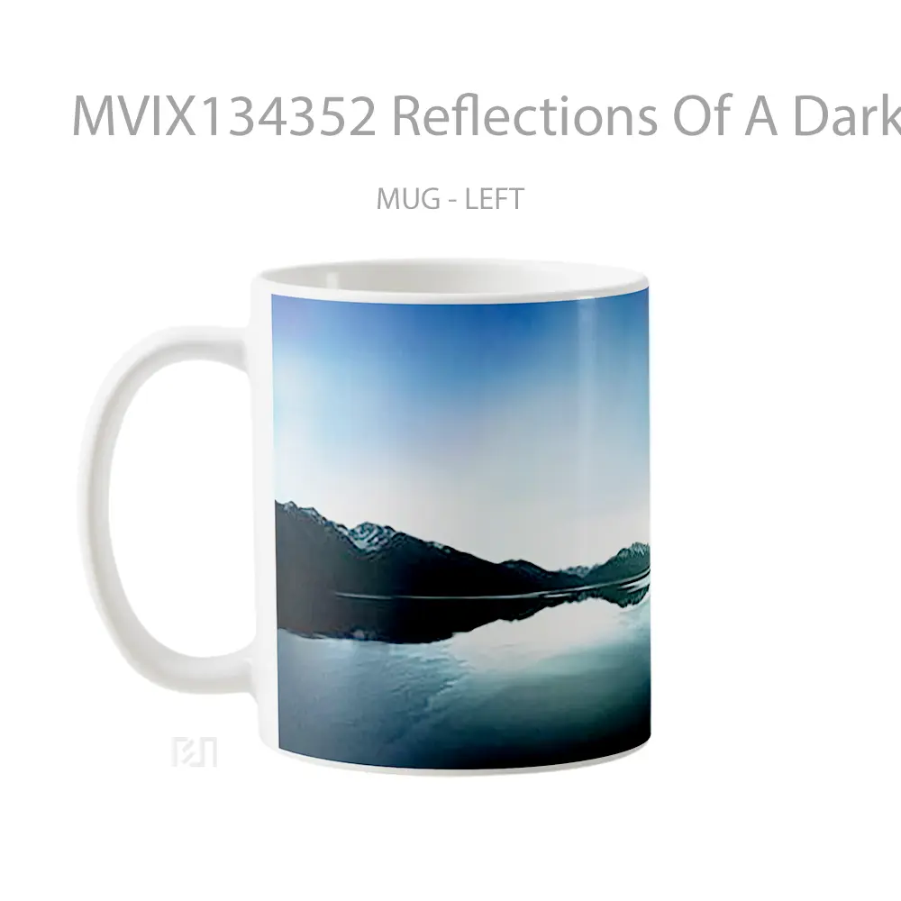 Mug Reflections Of A Dark Lake Gelas Pemandangan Alam - All-side / Desain